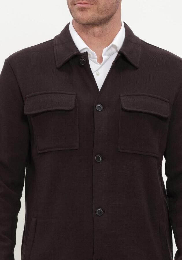 STEFANO LAURAN Heren Overshirts Overshirt Bruin - Foto 3