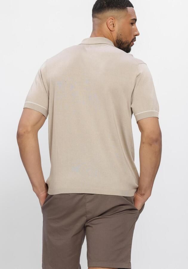 STEFANO LAURAN Heren Polo's & T-shirts Polo Bastian Beige - Foto 3