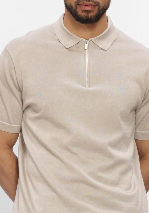 STEFANO LAURAN Heren Polo's & T-shirts Polo Bastian Beige - Foto 4