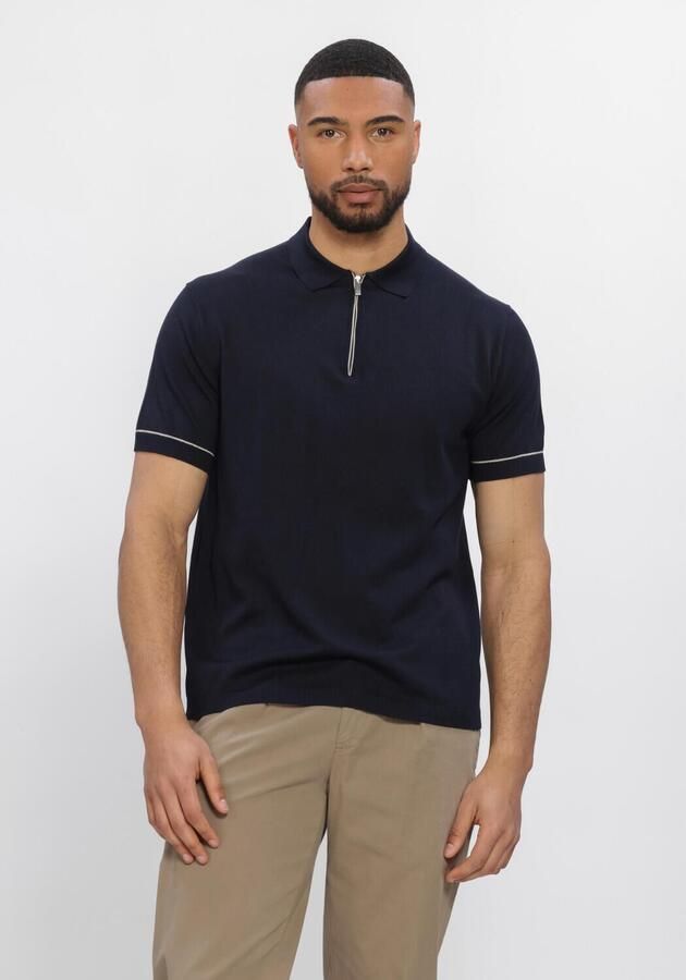 STEFANO LAURAN Heren Polo's & T-shirts Polo Bastian Donkerblauw