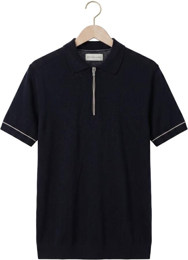 STEFANO LAURAN Heren Polo's & T-shirts Polo Bastian Donkerblauw - Foto 2