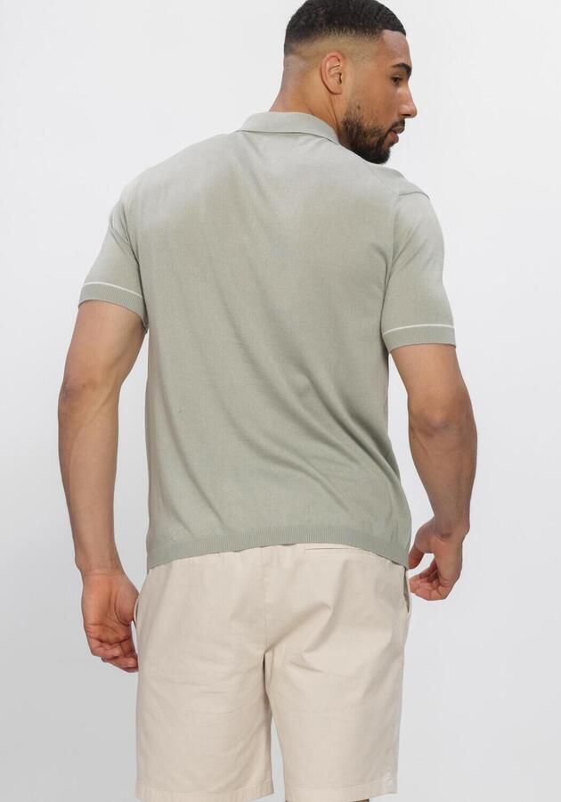 STEFANO LAURAN Heren Polo's & T-shirts Polo Bastian Khaki - Foto 3