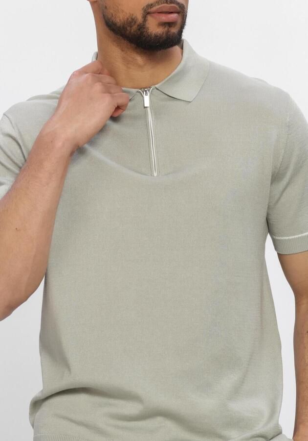 STEFANO LAURAN Heren Polo's & T-shirts Polo Bastian Khaki - Foto 4