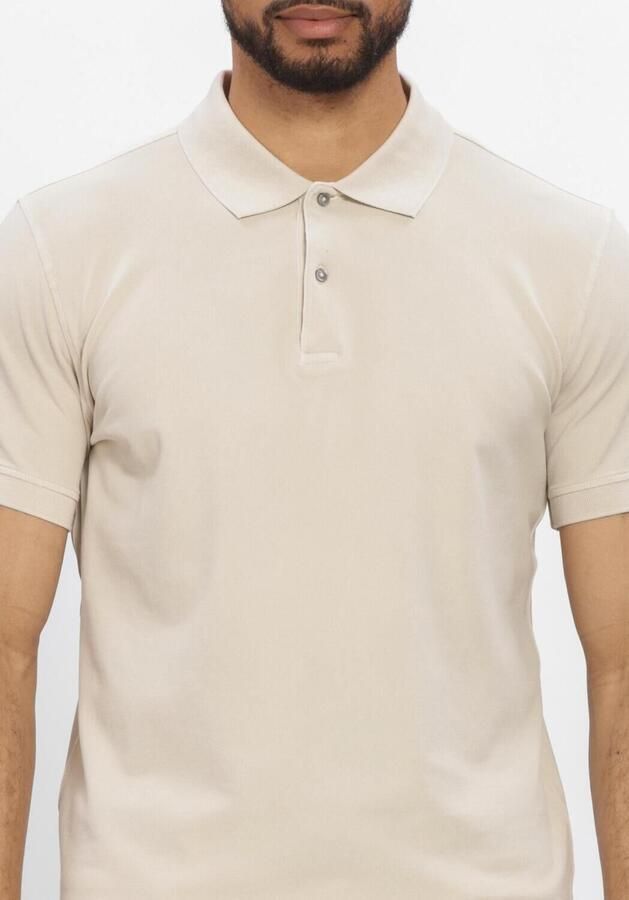 STEFANO LAURAN Heren Polo's & T-shirts Polo Bjorn Beige - Foto 4