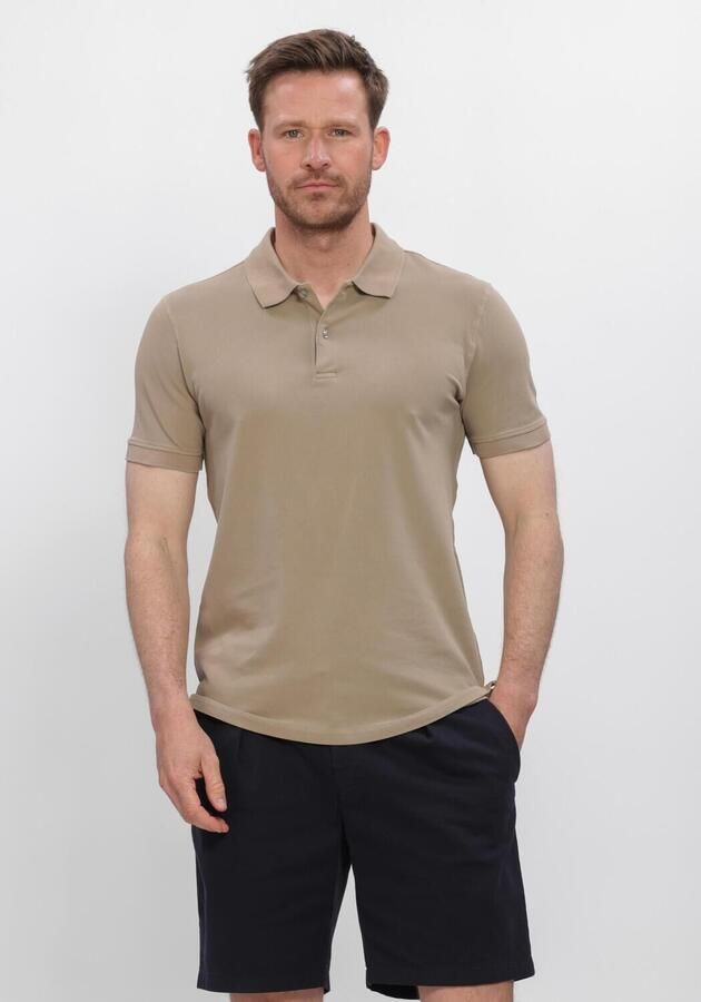 STEFANO LAURAN Heren Polo's & T-shirts Polo Bjorn Beige