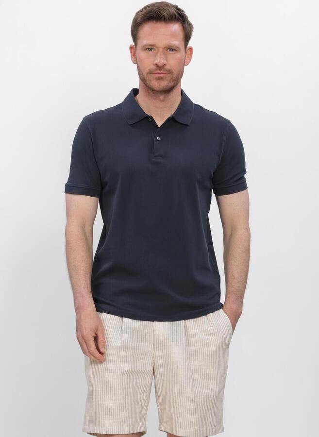 STEFANO LAURAN Heren Polo's & T-shirts Polo Bjorn Donkerblauw
