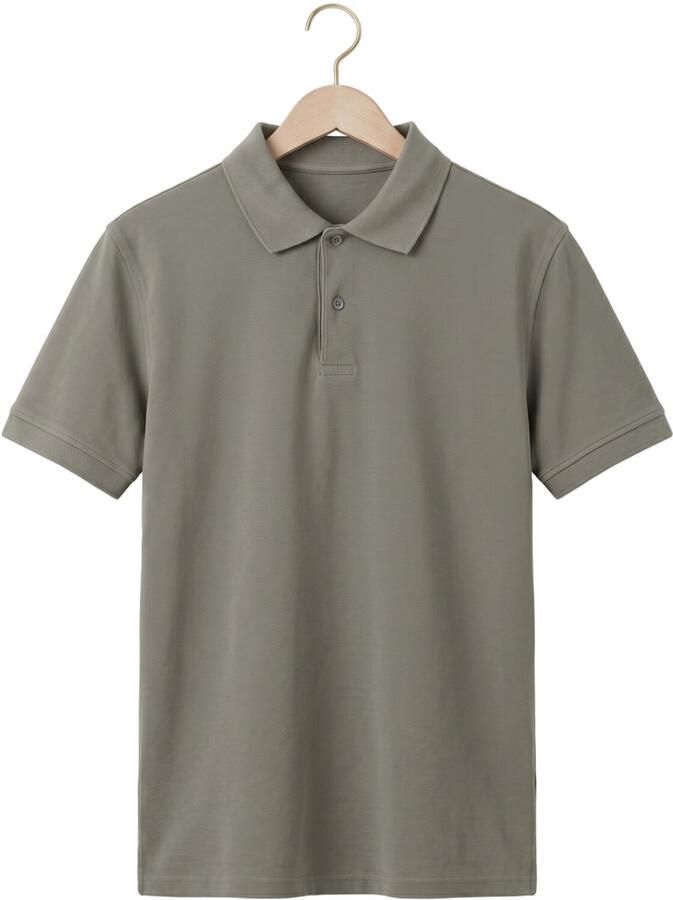 STEFANO LAURAN Heren Polo's & T-shirts Polo Bjorn Groen - Foto 2