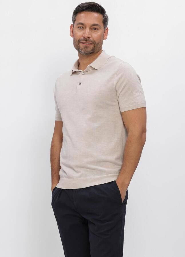 STEFANO LAURAN Heren Polo's & T-shirts Polo Boden Beige