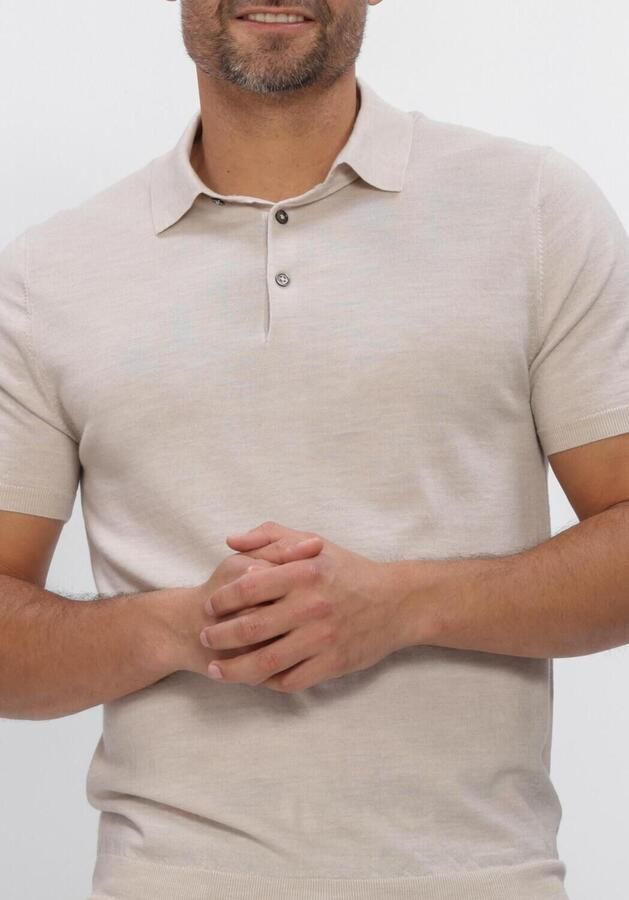 STEFANO LAURAN Heren Polo's & T-shirts Polo Boden Beige - Foto 4
