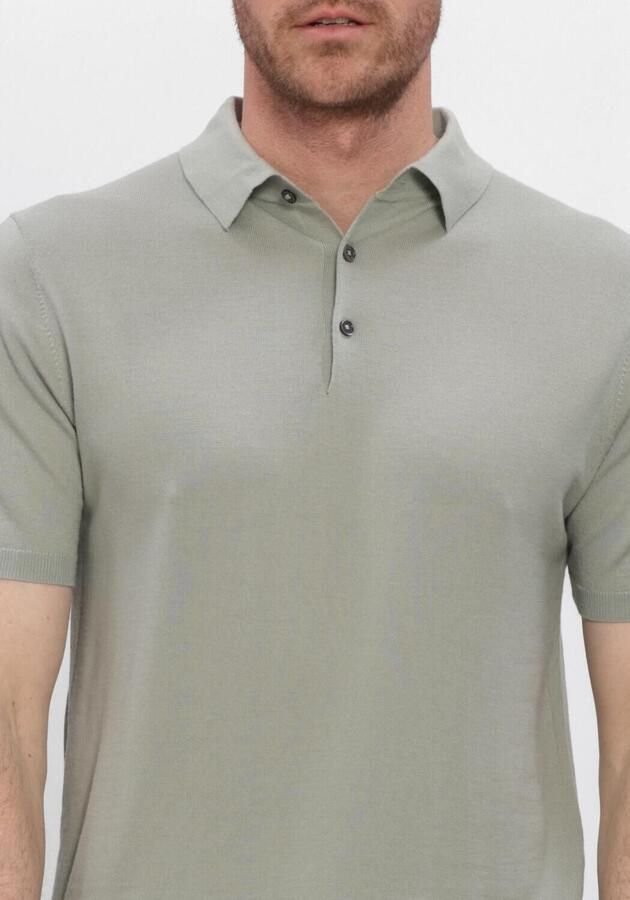 STEFANO LAURAN Heren Polo's & T-shirts Polo Boden Khaki - Foto 4