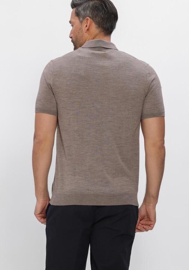 STEFANO LAURAN Heren Polo's & T-shirts Polo Boden Taupe - Foto 4