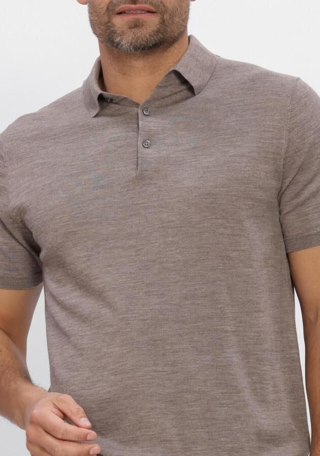 STEFANO LAURAN Heren Polo's & T-shirts Polo Boden Taupe - Foto 3