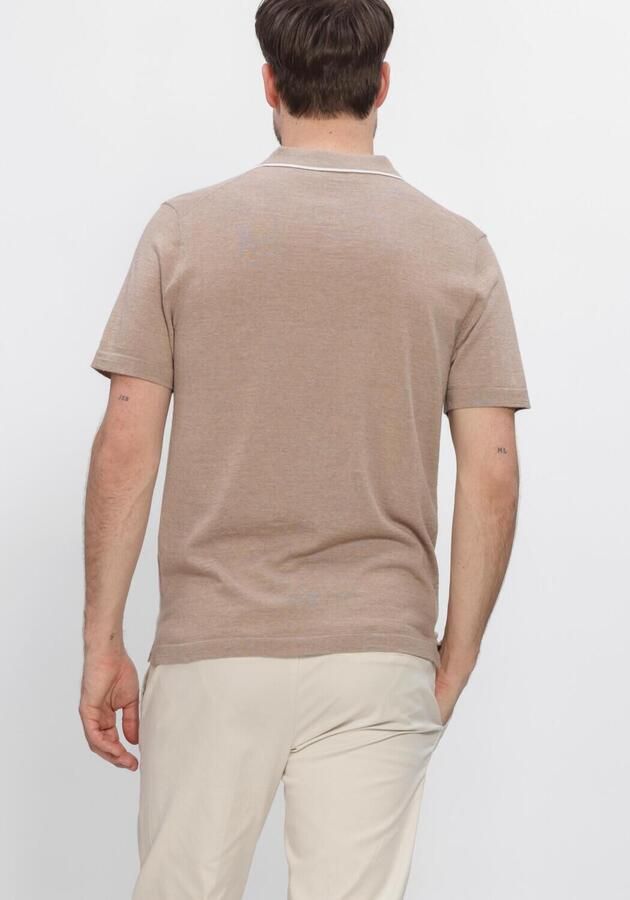 STEFANO LAURAN Heren Polo's & T-shirts Polo Borre Beige - Foto 3