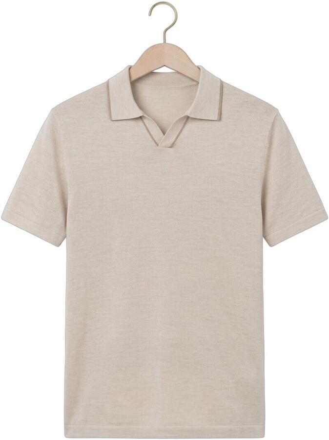 STEFANO LAURAN Heren Polo's & T-shirts Polo Borre Zand - Foto 2