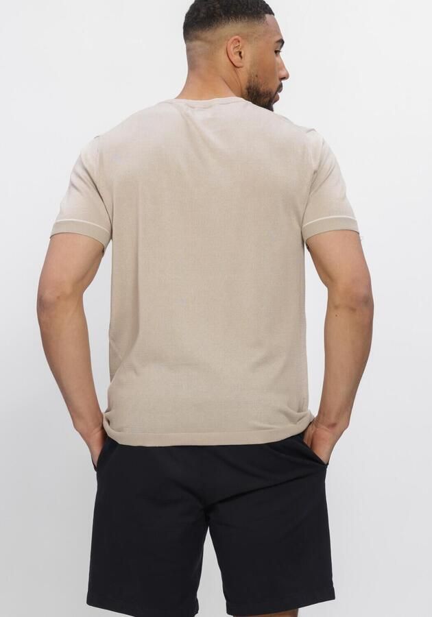 STEFANO LAURAN Heren Polo's & T-shirts T-shirt Bror Beige - Foto 3