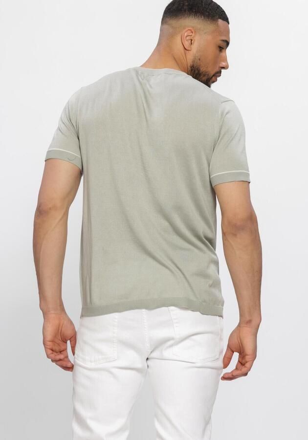 STEFANO LAURAN Heren Polo's & T-shirts T-shirt Bror Groen - Foto 3
