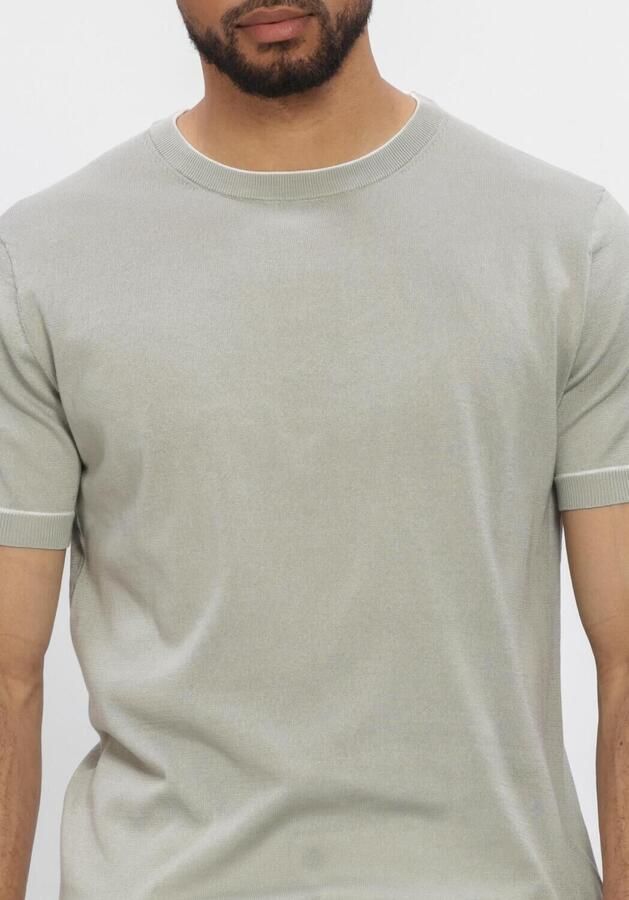 STEFANO LAURAN Heren Polo's & T-shirts T-shirt Bror Groen - Foto 4