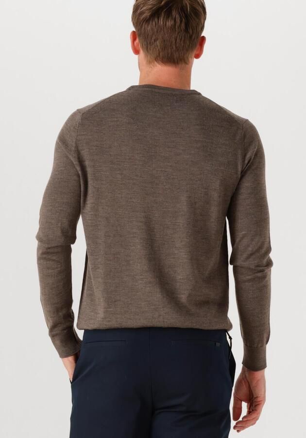 STEFANO LAURAN Heren Truien & Vesten Crew Bruin - Foto 2