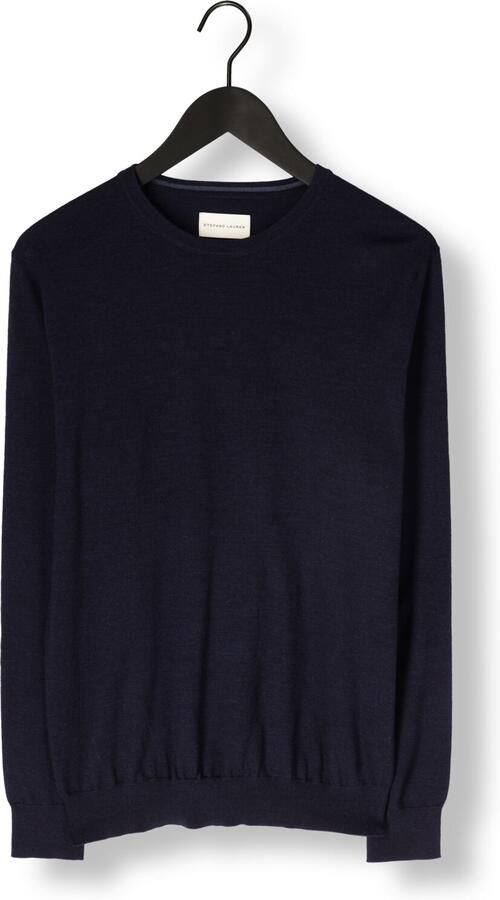 STEFANO LAURAN Heren Truien & Vesten Crew Donkerblauw - Foto 3