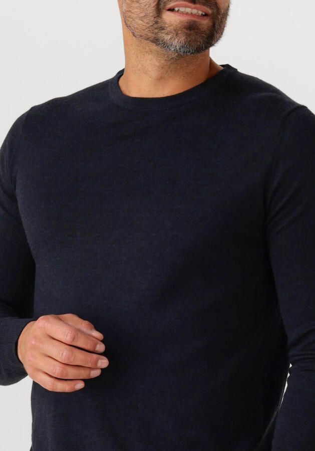 STEFANO LAURAN Heren Truien & Vesten Crew Donkerblauw - Foto 2