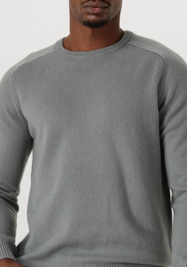 STEFANO LAURAN Heren Truien & Vesten Crew L Grijs - Foto 2