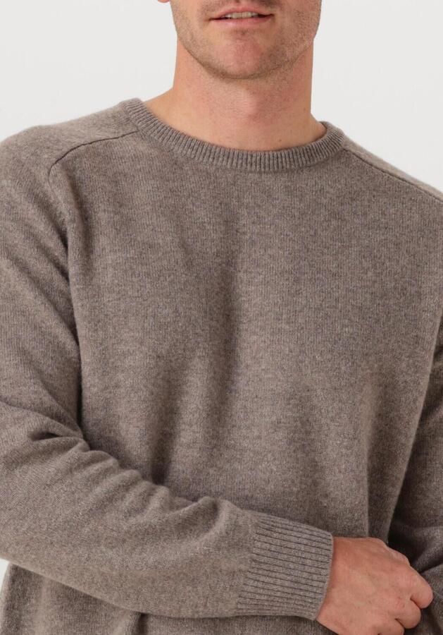 STEFANO LAURAN Heren Truien & Vesten Crew L Taupe - Foto 2