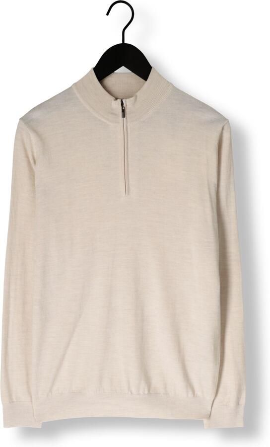 STEFANO LAURAN Heren Truien & Vesten Half Zip Anders Beige - Foto 3