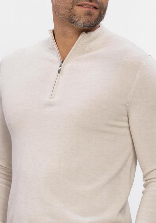 STEFANO LAURAN Heren Truien & Vesten Half Zip Anders Beige - Foto 3