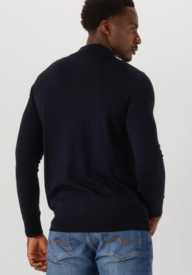 STEFANO LAURAN Heren Truien & Vesten Half Zip Anders Donkerblauw - Foto 2