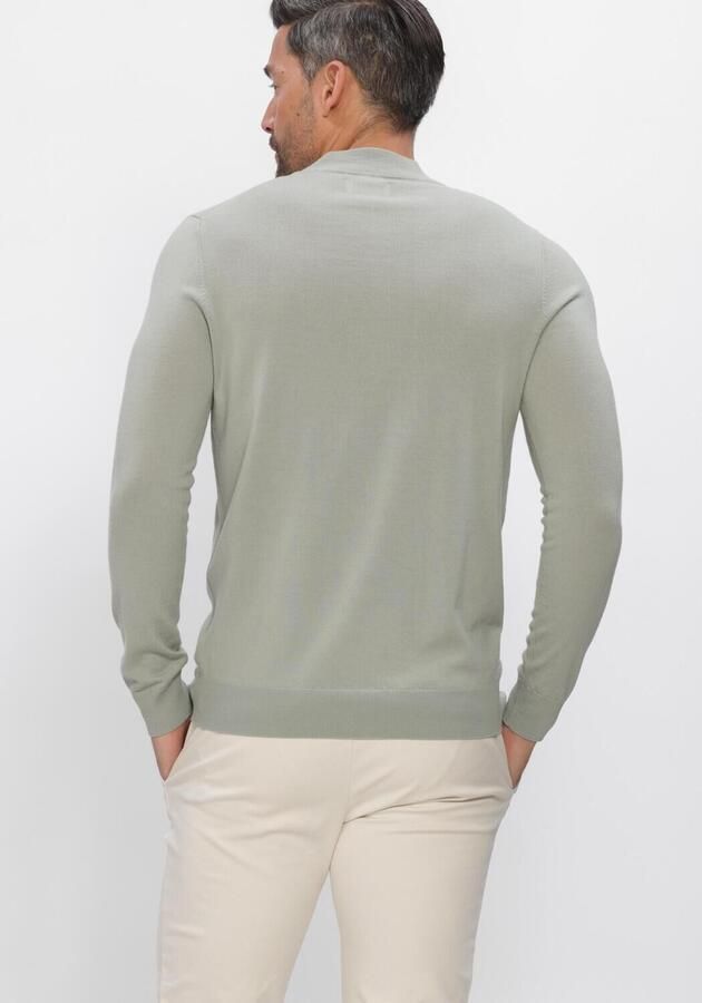 STEFANO LAURAN Heren Truien & Vesten Half Zip Anders Groen - Foto 2
