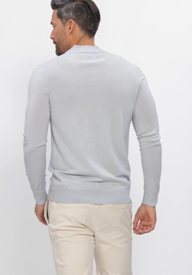 STEFANO LAURAN Heren Truien & Vesten Half Zip Anders Lichtblauw - Foto 3