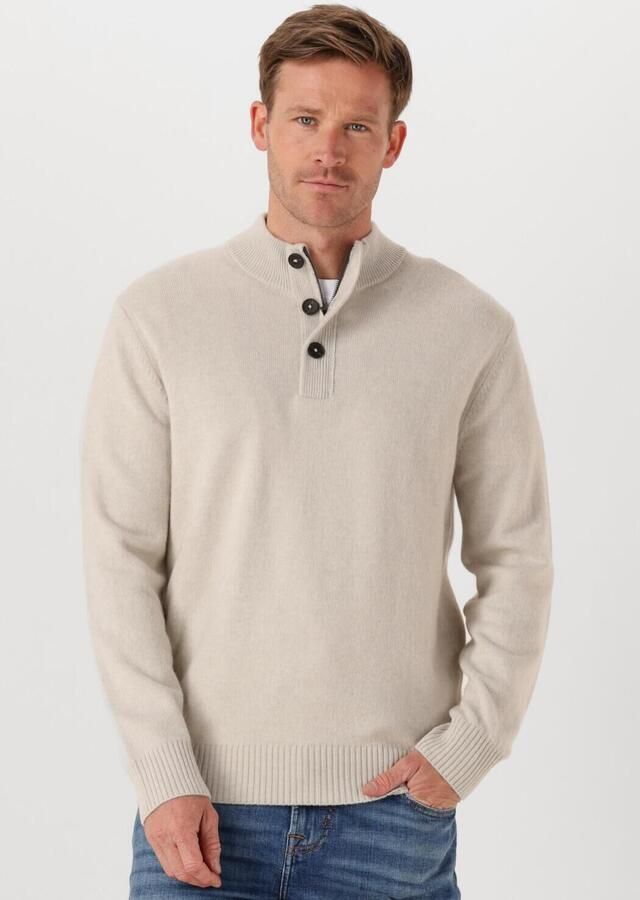 STEFANO LAURAN Heren Truien & Vesten Half Zip L Beige - Foto 4