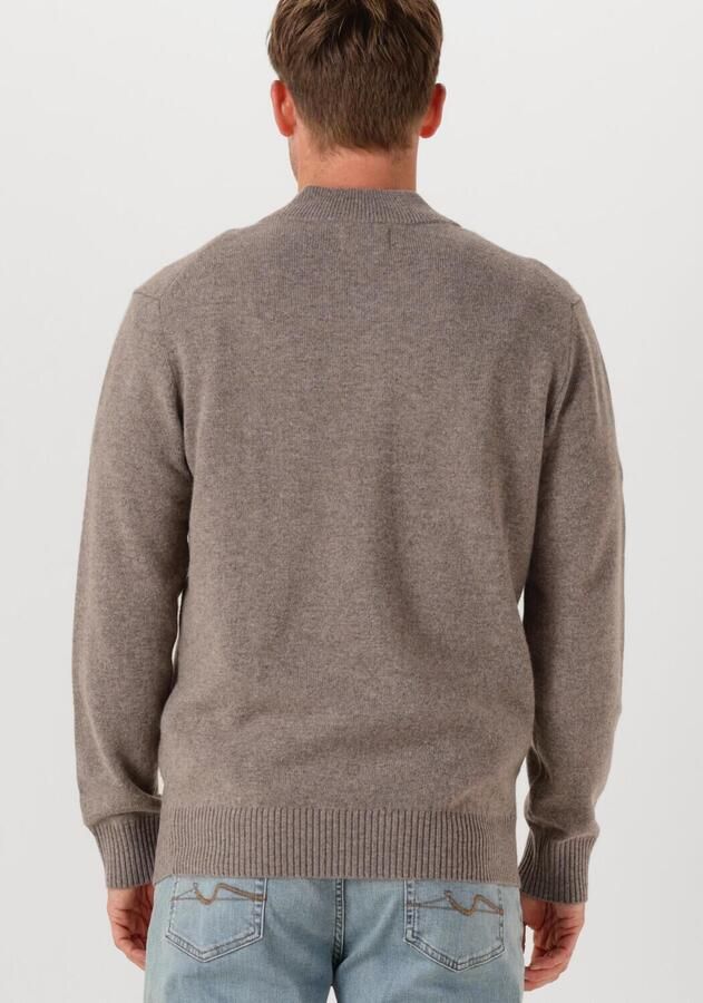 STEFANO LAURAN Heren Truien & Vesten Half Zip L Taupe