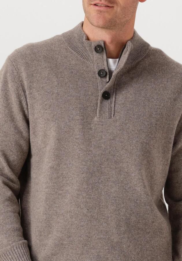 STEFANO LAURAN Heren Truien & Vesten Half Zip L Taupe - Foto 2