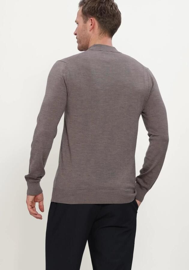 STEFANO LAURAN Heren Truien & Vesten Turtle Taupe - Foto 2