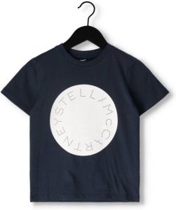 Stella Mccartney Kids Donkerblauwe T-shirt Ts8p01