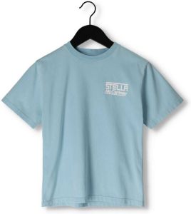 Stella Mccartney Kids Lichtblauwe T-shirt Ts8p11