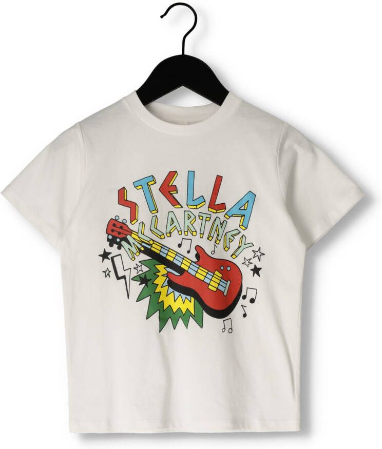 STELLA MCCARTNEY KIDS Jongens Polo's & T-shirts Ts8p71 Wit