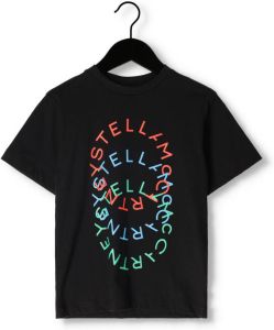 Stella Mccartney Kids Zwarte T-shirt Ts8s41