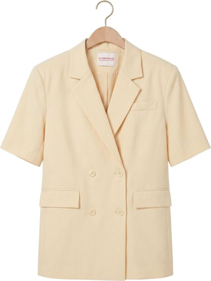 STUDIO AMAYA Dames Blazers Fendi Blazer Creme - Foto 2