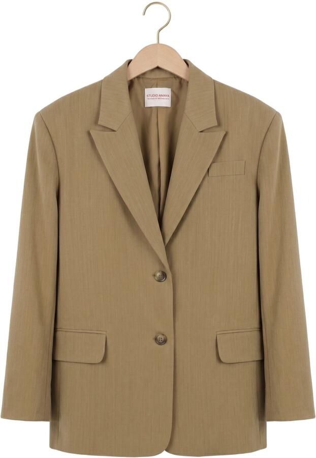 Studio AMAYA X Sofie Graafland oversized blazer kaki - Foto 4