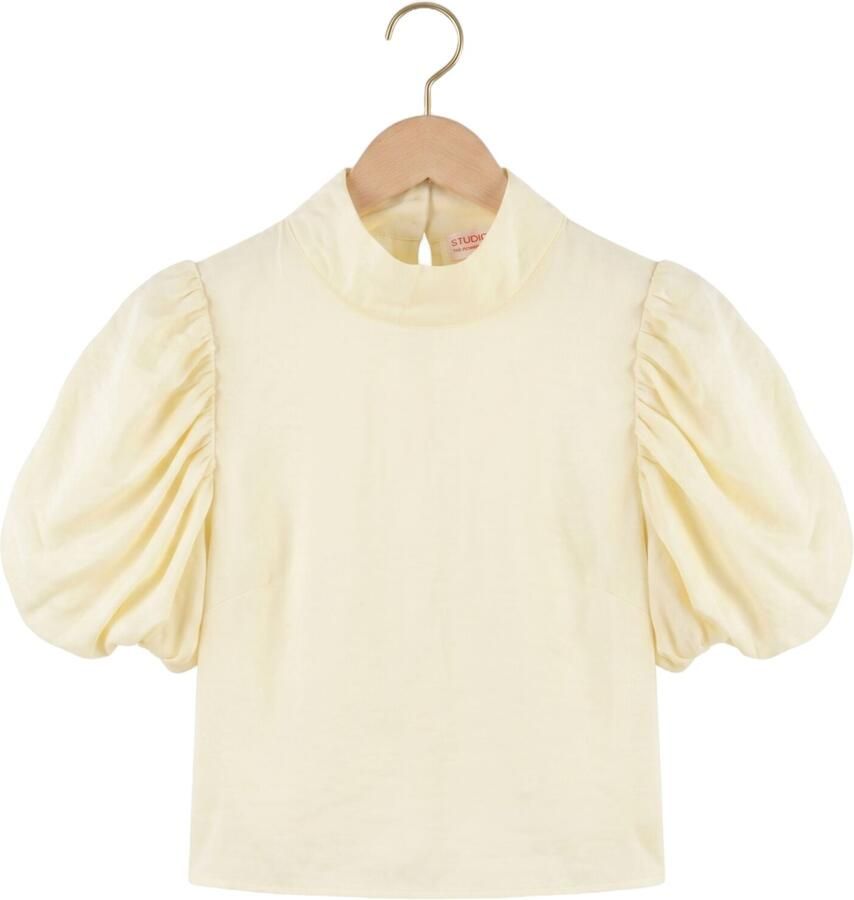 STUDIO AMAYA Dames Blouses Dante Top Creme - Foto 2