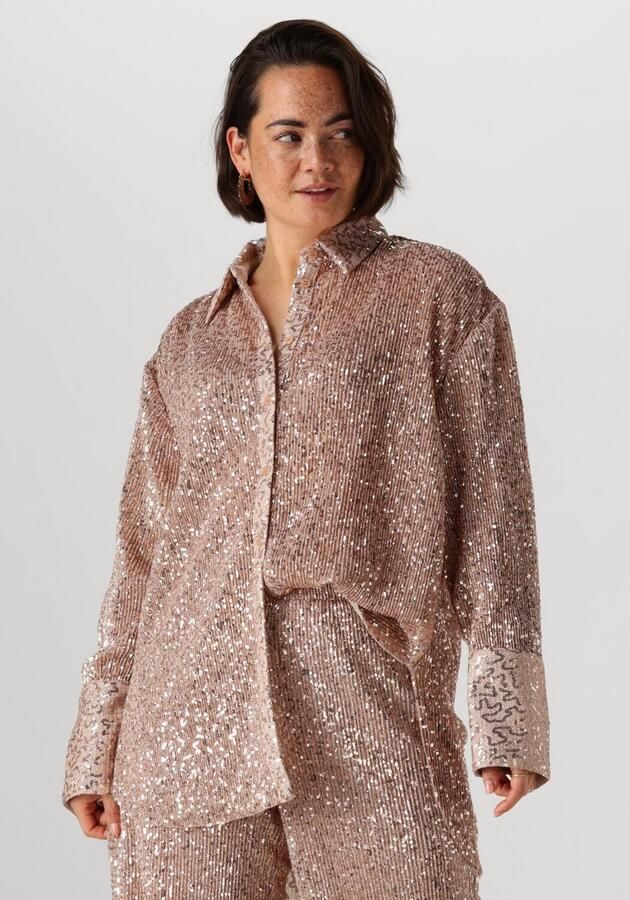 STUDIO AMAYA Dames Blouses Disco Brons - Foto 4