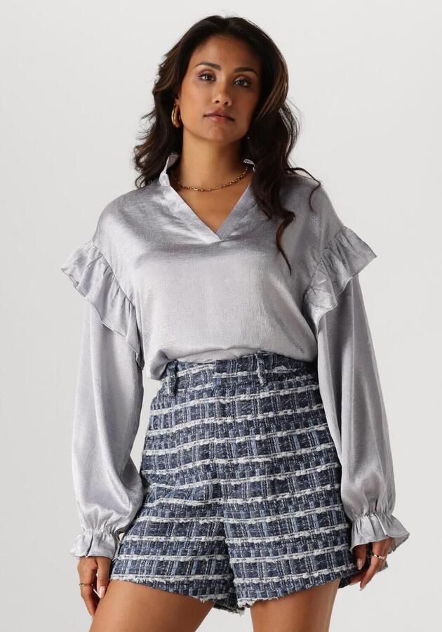 STUDIO AMAYA Dames Blouses Elena Grijs - Foto 4