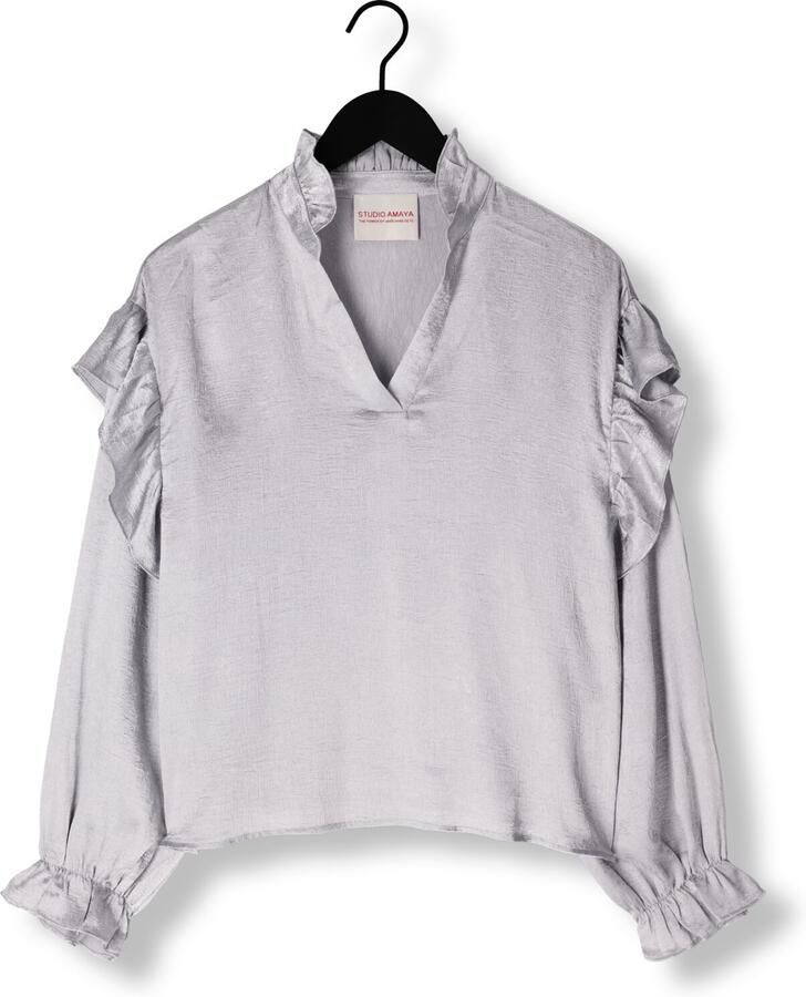 STUDIO AMAYA Dames Blouses Elena Grijs