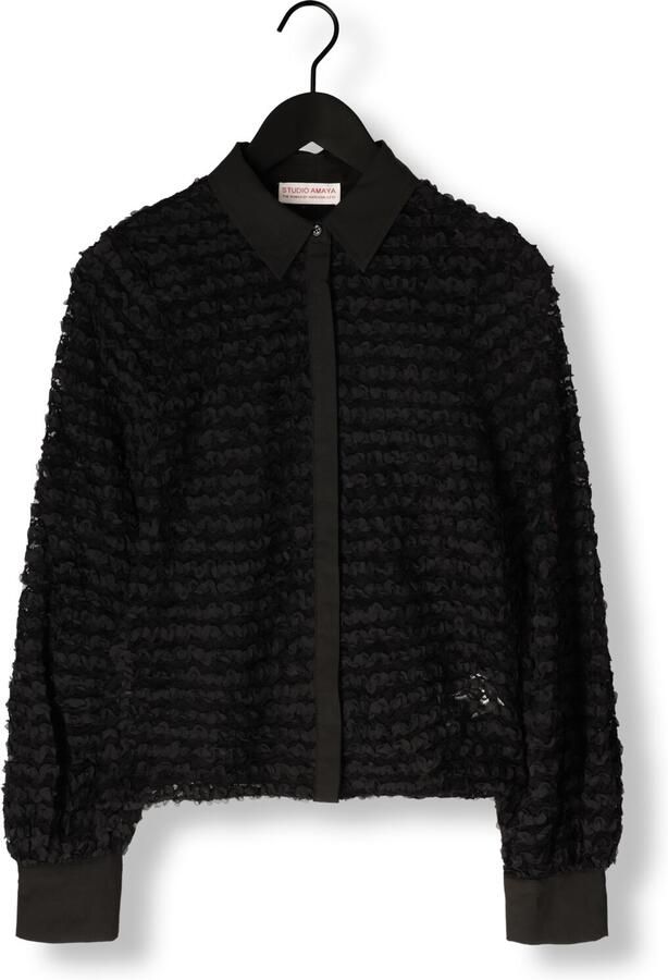 STUDIO AMAYA Dames Blouses Eleonora Zwart - Foto 3