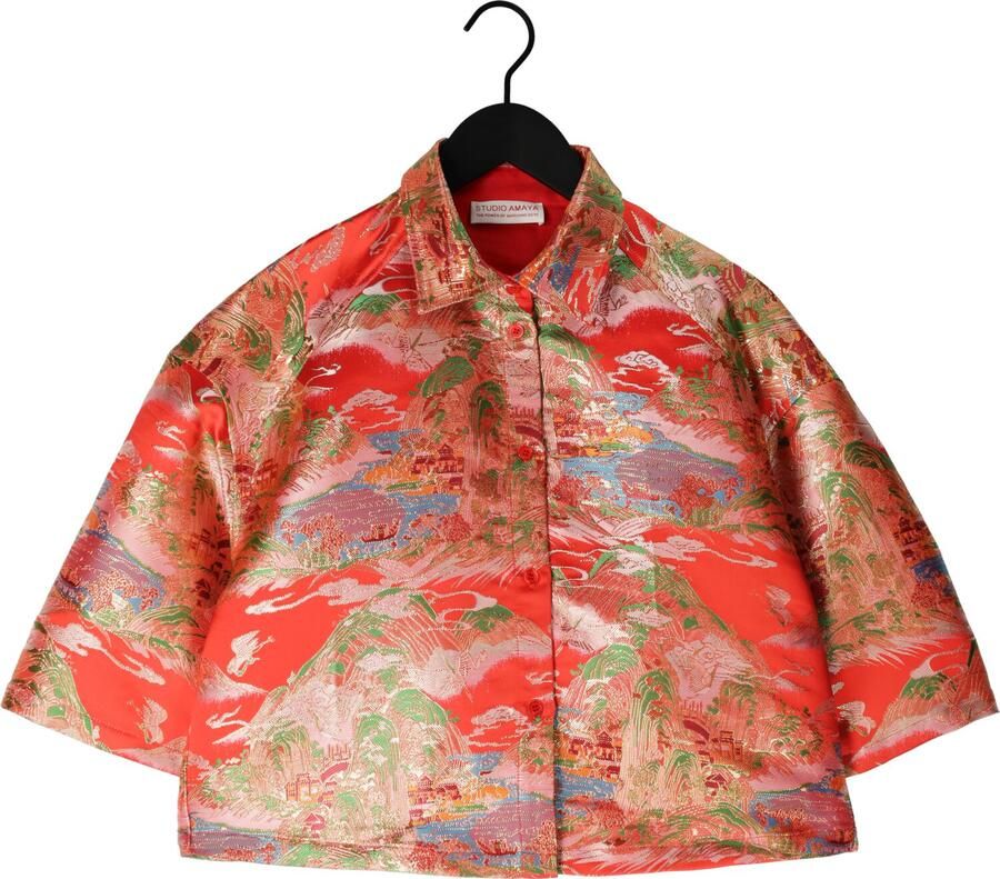 STUDIO AMAYA Dames Blouses Fira Rood - Foto 2
