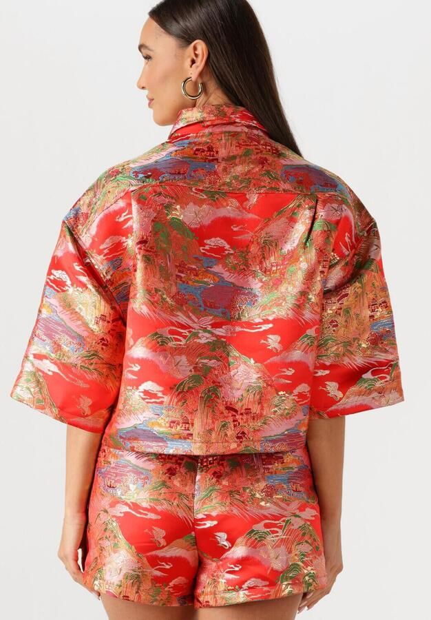STUDIO AMAYA Dames Blouses Fira Rood - Foto 4