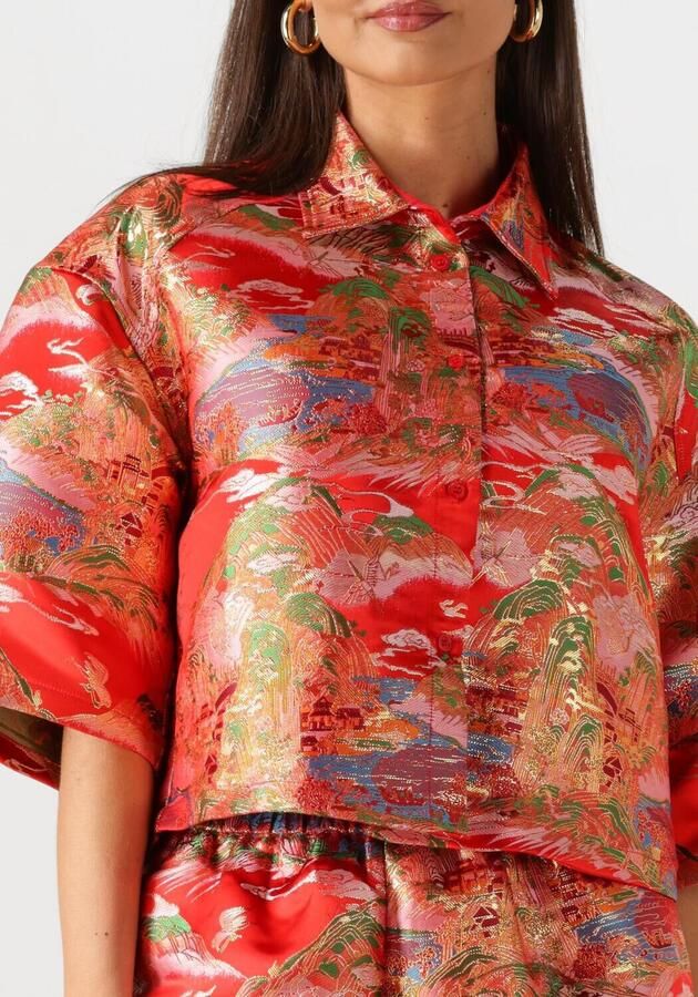 STUDIO AMAYA Dames Blouses Fira Rood - Foto 3