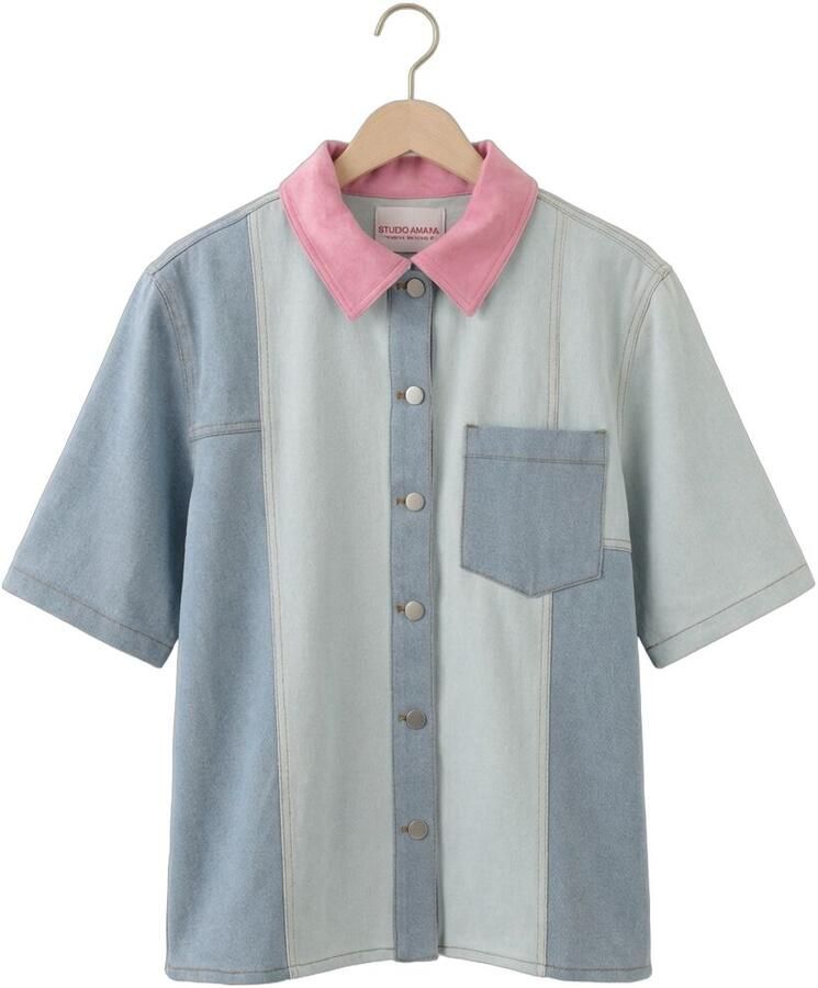 Studio AMAYA denim blouse light blue denim - Foto 2